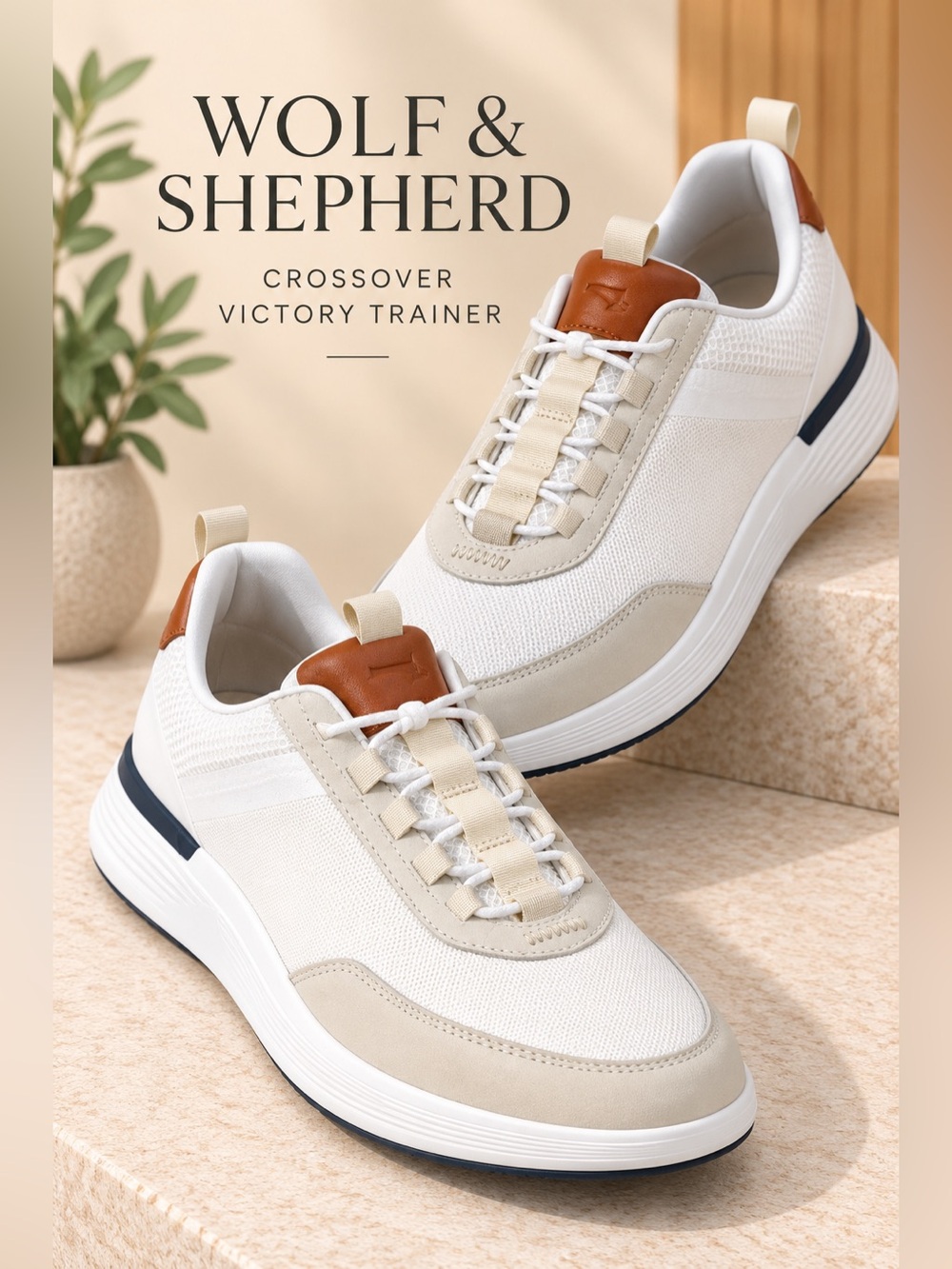 Wolf & Shepherd Crossover Victory Trainer White Men's 13